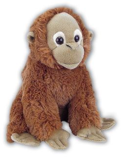 Obrázek z Orangutan sedící plyš 28cm 